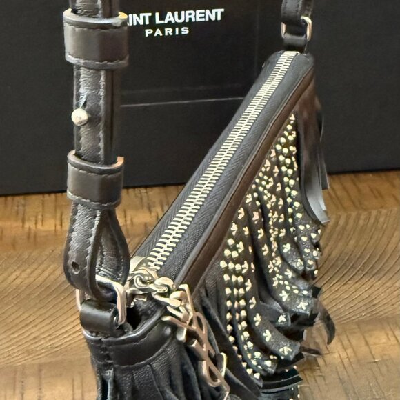 Saint Laurent Leather Crossbody Bag - Picture 3 of 13